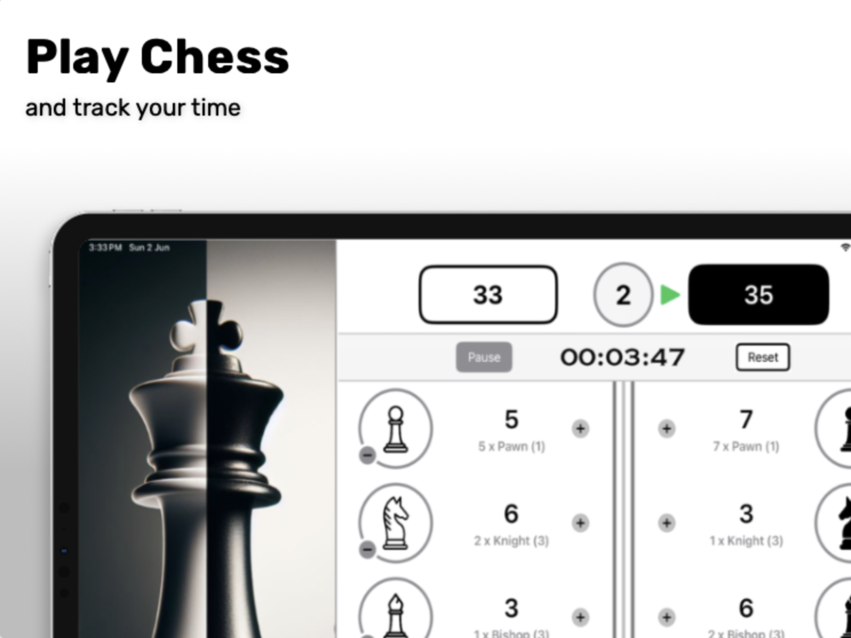 Chess Score Tracker Screenshot